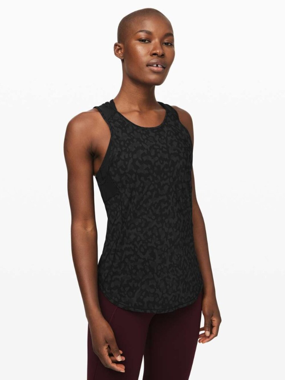 Lululemon Women's Sculpt Tank Top - Black Camo